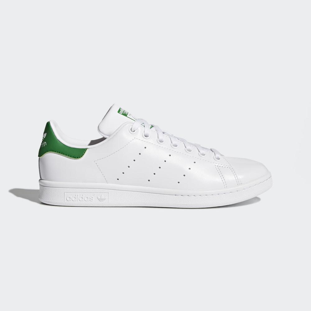 Adidas Men's Stan Smith Originals Shoes White/Green Ireland M20324